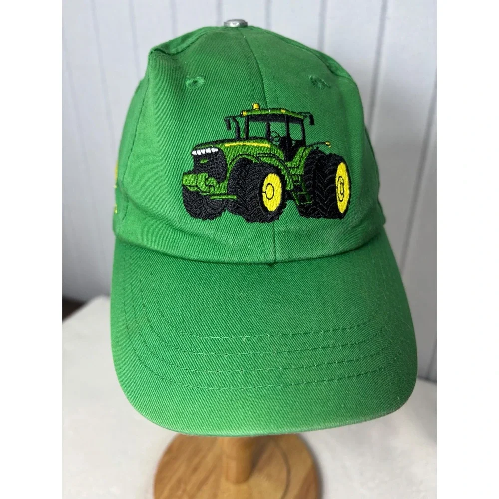 John Deere‎ Kids Green Tractor Baseball Hat Embroidered Snapback Cap